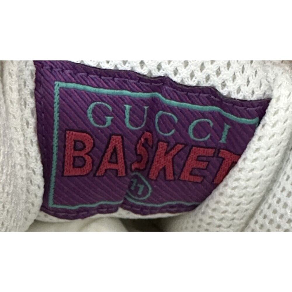 Gucci Men's Low-top White/Red Leather Sneakers 11.5 US (Gucci 11G) 697882 NIB IT - Picture 14 of 14